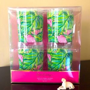 Lilly Pulitzer Lo-Ball Glasses-NWT
